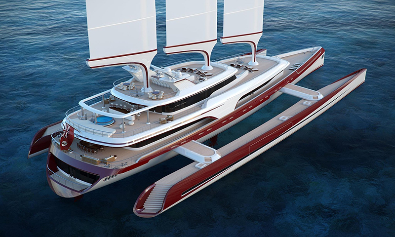 luxurious yacht